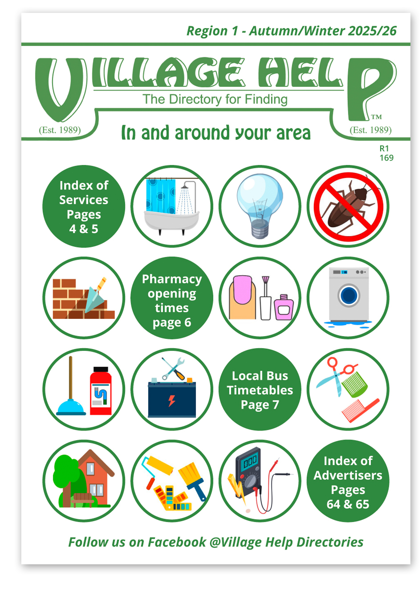 Village Help Region 1 Autumn-Winter 2025-26 with border